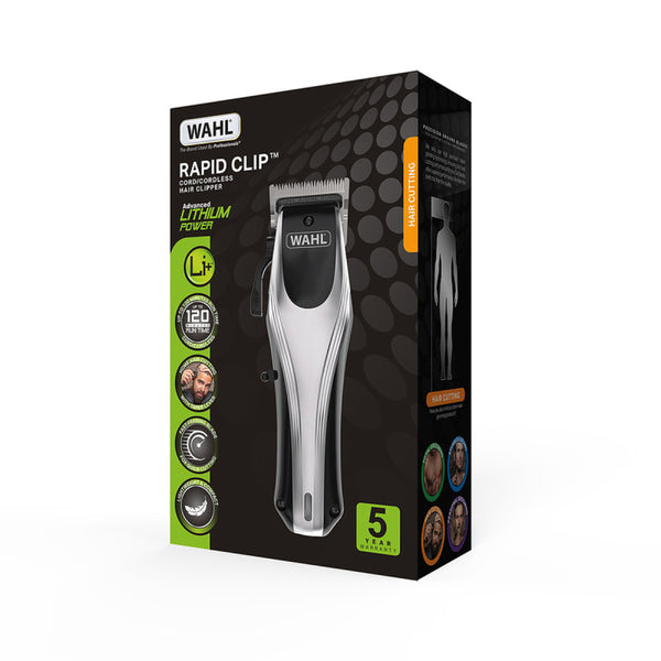 Wahl Rapid Clip Cord/Cordless Rechargeable Hair Clipper - 9657-017