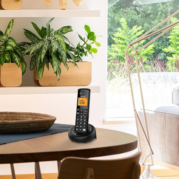 Alcatel Digital Twin Cordless Phone with Answering Machine & Call Block - Black - ATL1427332