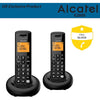 Alcatel Digital Twin Cordless Phone with Answering Machine & Call Block - Black - ATL1427332