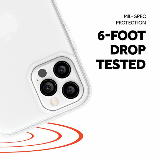 Griffin Survivor Clear Case for iPhone 12 Mini, 12, 12 Pro & 12 Pro Max - Black, Navy Blue & Clear