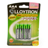 Lloytron Rechargeable AA & AAA Ni-Mh Batteries Accuultra | Various mAh - 4 Packs