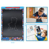 Lexibook 11 inch Multicolor Learning Drawing E-ink Tablet with Stencils - CRT10