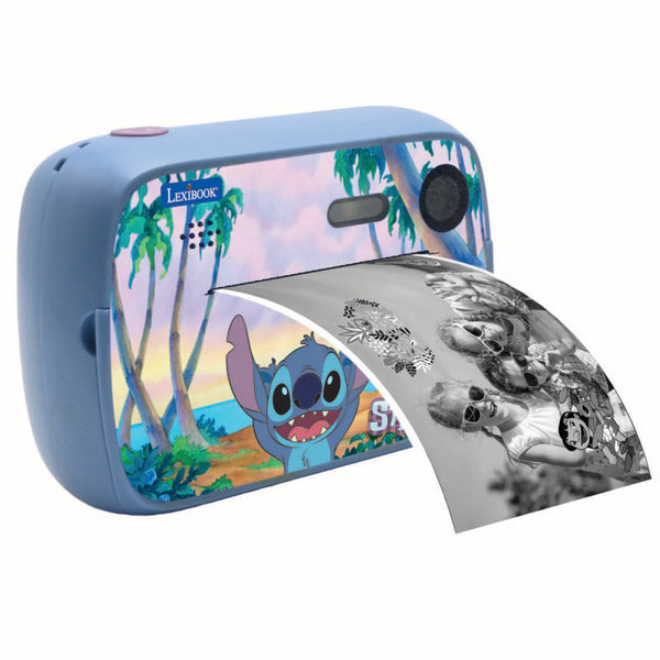 Lexibook Disney Stitch Instant Print Kids Camera with SD Card - DJ150D