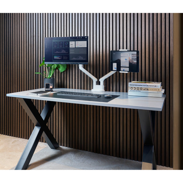 One For All Universal Tablet Holder - White/Grey - DM0040