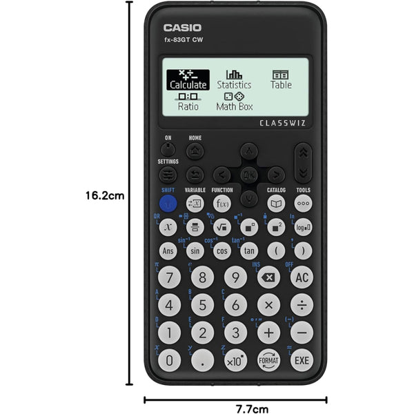 Casio ClassWiz GCSE Scientific Calculator - Black - FX83GTCW+W