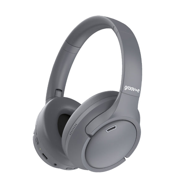 Groov-e Harmony Wireless Bluetooth Headphones with Active Noise Cancelling - Grey - GVBT1600GY