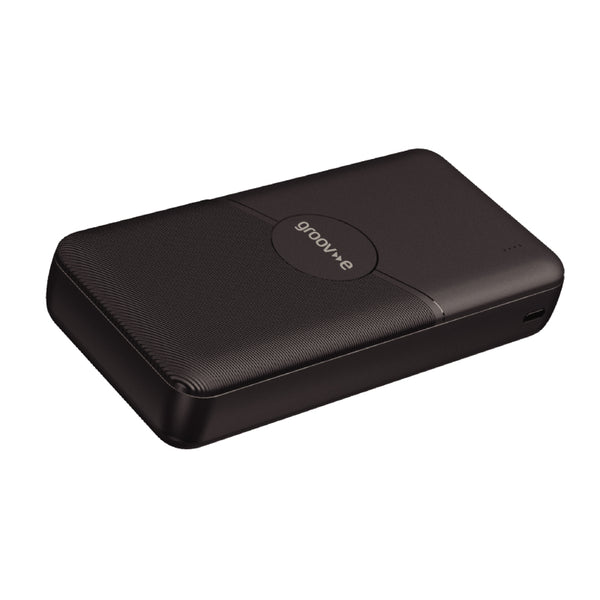 Groov-e Power Bank 20,000mAh Portable Charger - Black - GVCH20000BK