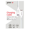 Groov-e MFI Lightning to USB-C Charging Cable 1M - White -  GVMA046WE