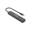 Groov-e Multiport Hub USB-C to 5 Ports (HDMI, USB-C and USB-A x 3) - Black - GVPC10BK
