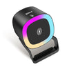 Groov-e Smartphone Holder with Wireless Charging & Bluetooth Speaker- Black - GVWC11BK