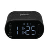Groov-e Atlas II Alarm Clock Radio with Bluetooth Speaker & Wireless Charging Pad - GVCR06BK