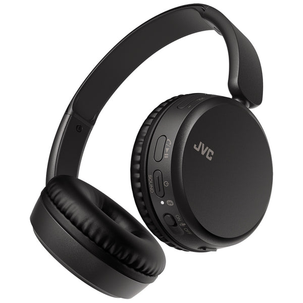 JVC Deep Bass Wireless Bluetooth On Ear Headphones - Carbon Black -  HAS36W-B