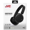 JVC Deep Bass Wireless Bluetooth On Ear Headphones - Carbon Black -  HAS36W-B