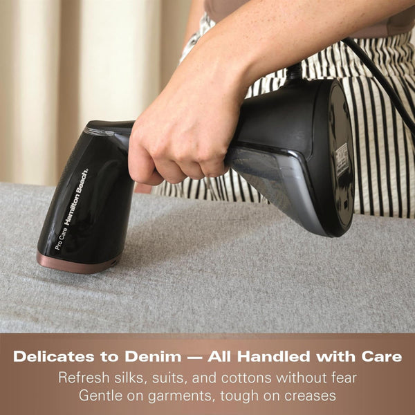 Hamilton Beach Procare Handheld Garment Steamer - Black & Bronze - HB016