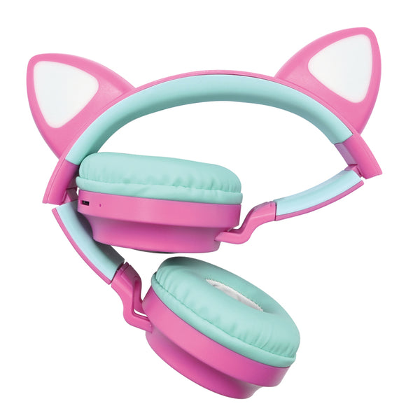 Lexibook Barbie Bluetooth Headphones with LED Lights - HPBTKTBB