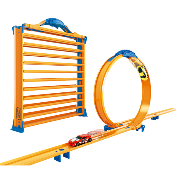 Hot Wheels Rack N' Track Cars & Toys Organiser Storage with 44 Vehicle Compartments - HWCC9B