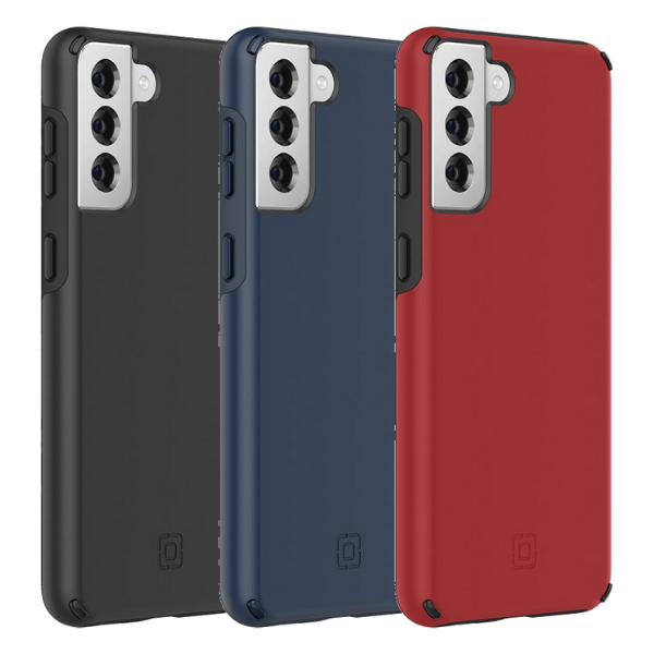 Incipio Duo Protective Case for Samsung Galaxy S21, S21+ & S21 Ultra - Black, Red or Blue