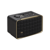 JBL Authentics 200 Smart Home Speaker with Built-In Wi-Fi, Music Streaming, Voice Assist, Bluetooth, Retro Design - Black