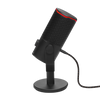 JBL Quantum Stream Studio Triple Condenser USB Microphone with Four Cardioid Pick-Up Patterns for Smooth Streaming - Black