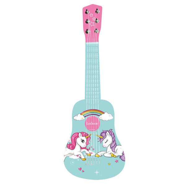 Lexibook Unicorn My First Wood Guitar - K205UNI