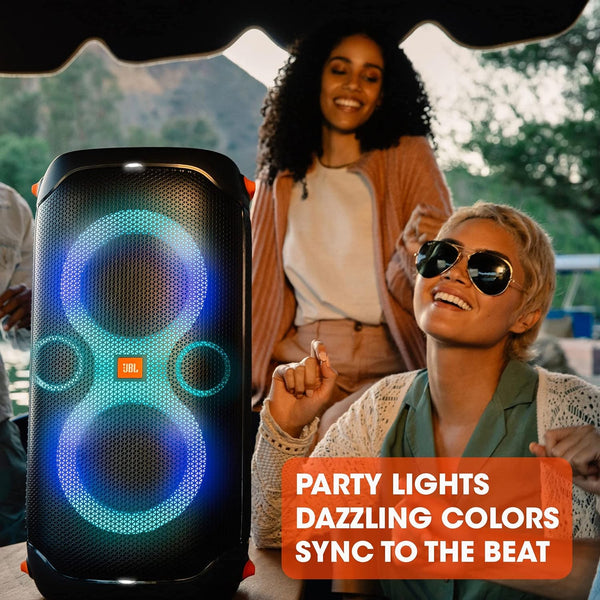 JBL PartyBox110 Portable Indoor and Outdoor Party Speaker with Built-In Lights and IPX4 Splashproof Design - JBLPARTYBOX110UK