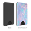 PopSockets PopWallet Sleek, Removable Card Holder Mount for Smartphones - Black, Pink Marble, Blue Galaxy or Chroma Cloud