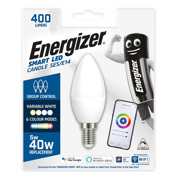 Energizer Smart LED Candle E14 5.2W Led Bulb - S17163