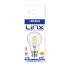 Linx A60 Reflector Clear B22 4W / 6.5W / 8.5W LED Filament Bulb White Daylight / Warm White - LX00