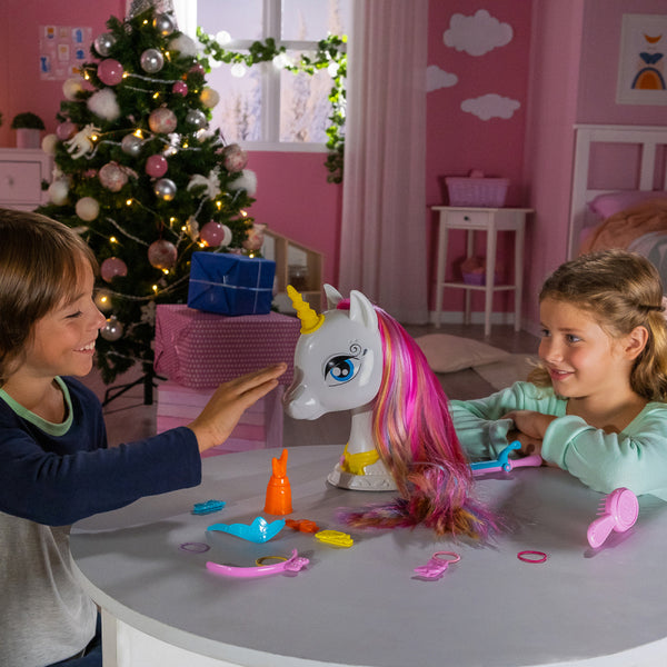 Lexibook My Magic Interactive Styling Head Unicorn with Accessories - SHUNI