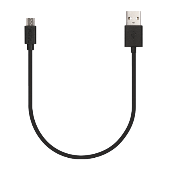 Veho Pebble USB-A to micro-USB Charge and Sync Cable | 0.2m/0.7ft - VCL-001-M-20CM