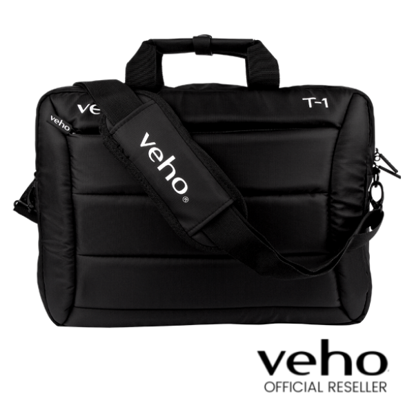 Veho T-1 Laptop Bag with Shoulder Strap for 15.6" Laptops & Notebooks | 10.1" Tablets - VNB-003-T1