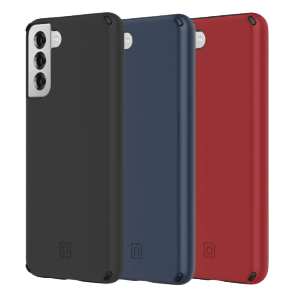 Incipio Duo Protective Case for Samsung Galaxy S21, S21+ & S21 Ultra - Black, Red or Blue