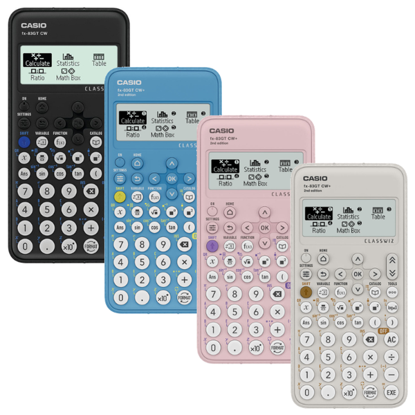 Casio ClassWiz GCSE Scientific Calculator - Black - FX83GTCW+W