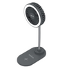 Veho UF-2 USB 3-in-1 Desktop Fan, Smartphone Charger & LED Lamp - VUF-002-UF2