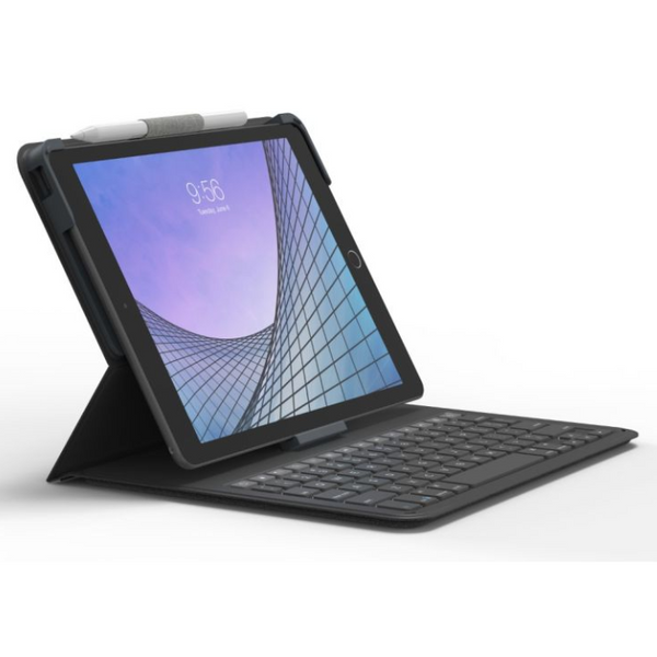 Zagg Keyboard Messenger Folio 2 Case for Apple iPad 10.2/10.5" - Black - 103007169