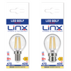 Linx G45 Golf Clear 4W LED Filament Bulb - Warm White - LX007