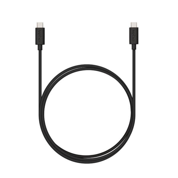 Veho USB-C™ to USB-C™ Charge and Sync Cable (1m/3.3ft) - Black - VCL-006-C2C