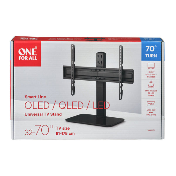 One For All Smart Table Top Stand suitable for TV's 32-70 inch - WM2670