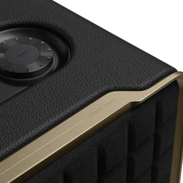 JBL Authentics 500 Hi-Fi Smart Home Speaker with Dolby Atmos, Wi-Fi, Music Streaming, Voice Assist, Bluetooth, Retro Design - Black
