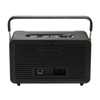 JBL Authentics 300 Portable Smart Home Speaker with Built-In Wi-Fi. Music Streaming, Voice Assist, Bluetooth, Retro Design - Black