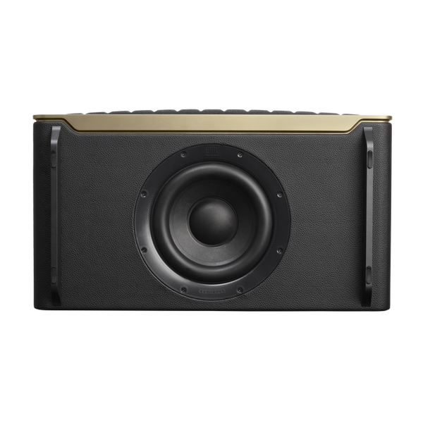 JBL Authentics 500 Hi-Fi Smart Home Speaker with Dolby Atmos, Wi-Fi, Music Streaming, Voice Assist, Bluetooth, Retro Design - Black