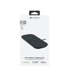 Mophie Dual Qi Wireless Charging Pad 10W (Fabric) with UK Plug Adaptor - Grey/Black - 409903634