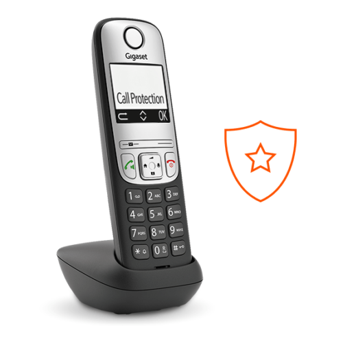 Gigaset A690A Cordless DECT Home Telephone with Answering Machine - Single, Duo or Trio
