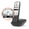 Gigaset A690A Cordless DECT Home Telephone with Answering Machine - Single, Duo or Trio