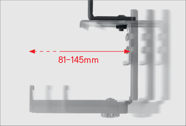 One For All Universal Soundbar Holder Attaches to TV Bracket - Black - WM5360