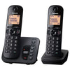 Panasonic KX-TGC222EB Twin Digital Cordless Phone with LCD Display & Answer Machine