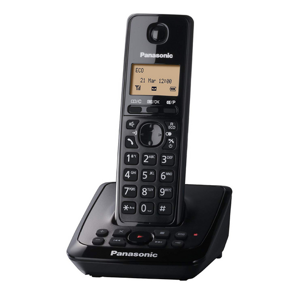 Panasonic KX-TG2721EB Single Digital Cordless Phone with Answer Machine