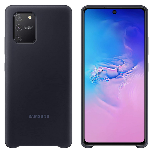 Samsung Silicone Case Cover for Galaxy S10 Lite - Black - EF-PG770TBEGEU