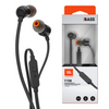 JBL Tune 110 Wired In-Ear Headphones with Tangle Free Cable - Black - JBLT110BLK