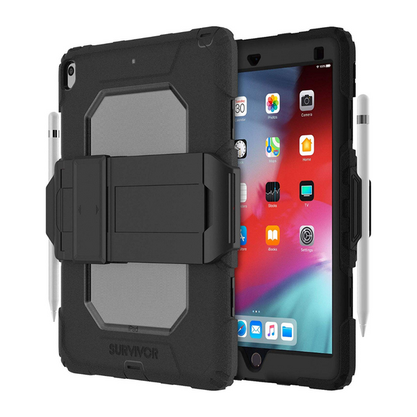 Griffin Survivor All-Terrain with Kickstand for Apple iPad Air & iPad Pro 10.5" (2019) - GIPD-007-BLK